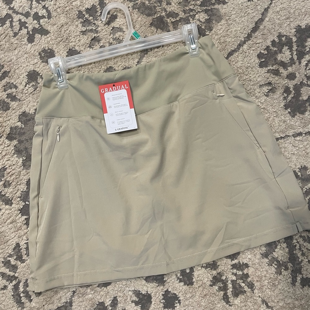 Gradual Khaki Skort